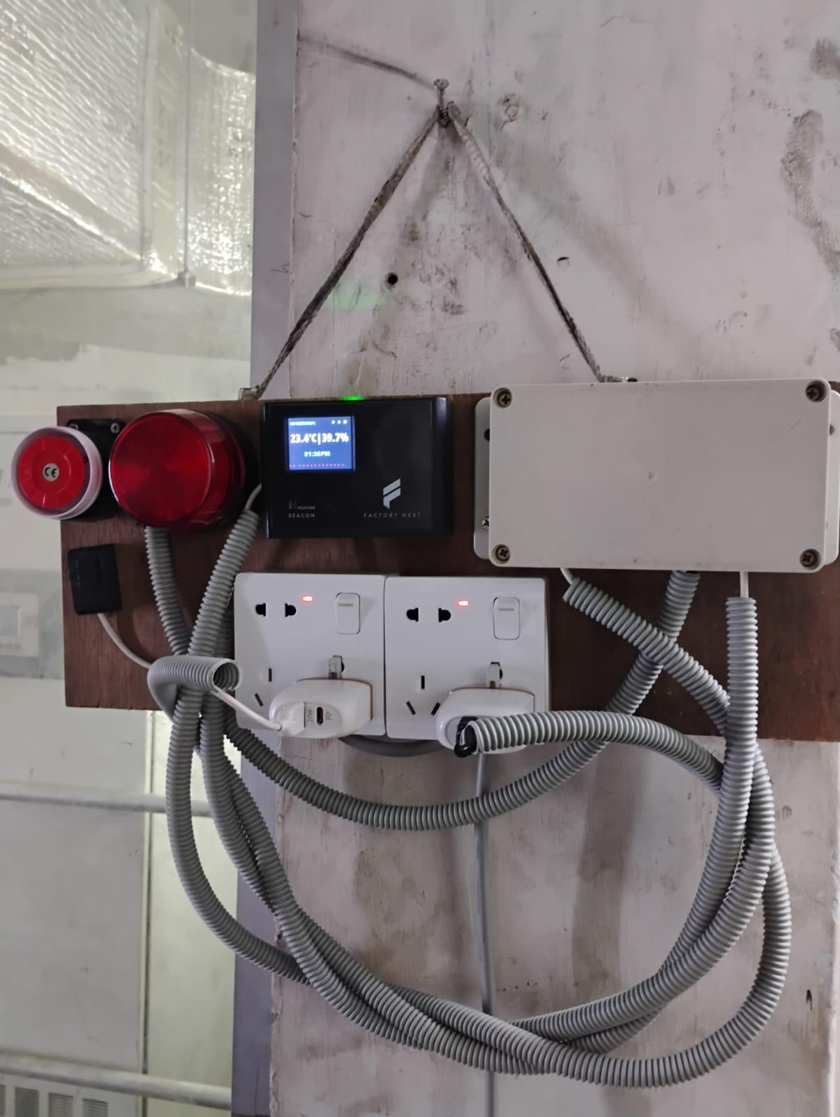 IoT based Environment Monitoring (Temperature and Humidity) and Alarm System MRI Room & CT Scan Room.